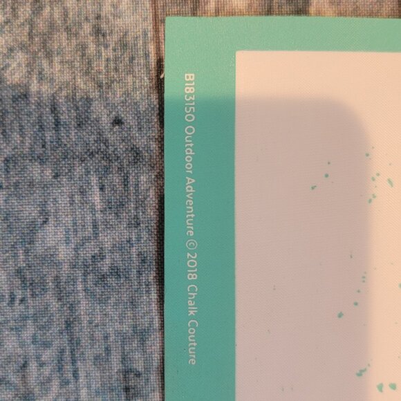 Outdoor Adventure ~ Reuseable silk screen stencil 8 1/2 x 11 - Picture 2 of 2